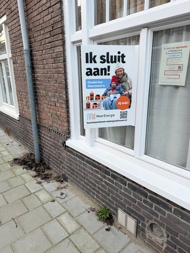 Raambord met 'ik sluit aan'